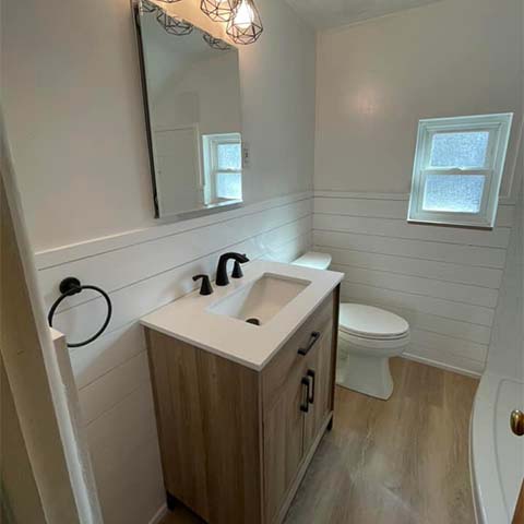 Simplistic Interiors Build Service Bathroom