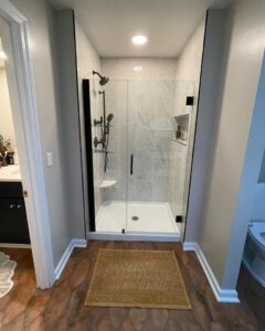 Simplistic Interiors Build Bathroom Remodel