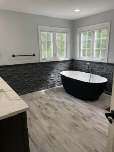 Simplistic Interiors Build Bathroom Remodel