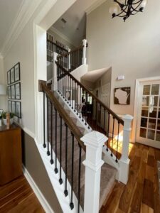 Simplistic Interiors Build Interior Renovations - Stair Railings in Home