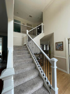 Simplistic Interiors Build Interior Renovations - Stair Railings in Home